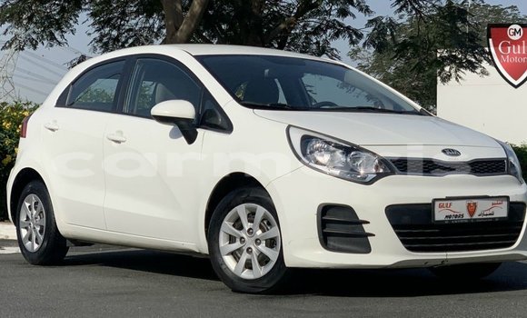 Buy Import Kia Rio White Car in Import - Dubai in Agalega Islands