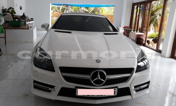 Acheter Occasion Voiture Mercedes-Benz SLK-klasse AMG Blanc à Moka, Moka Acheter Occasion Voiture Mercedes-Benz SLK-klasse AMG Blanc à Moka, Moka